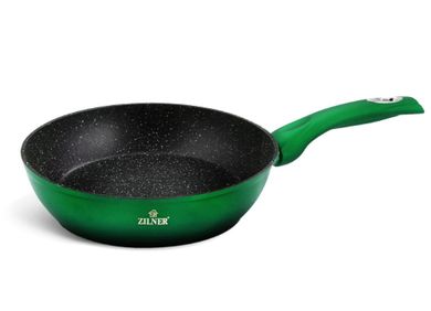 Zilner, garnki z powłoką granitową, 15 elementów, emerald noir