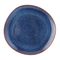 Altom Design, Reactive navy blue, talerz ceramiczny płytki, 25.5 cm