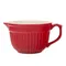 Altom Design, Red Chilli, naczynie ceramiczne z uchwytem i wylewką, 17,5-13,5-9 cm, 550 ml