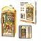 Askato, Book Nook, Książkowy zakątek, kawiarnia, drewniane puzzle 3D, 213 elementów