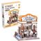 Askato, Uliczny zakątek, piekarnia, drewniane puzzle 3D, 185 elementów