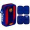 Astra, FC Barcelona, piórnik rozkładany, podwójny, niebieski