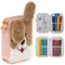 Astrabag, piórnik rozkładany, podwójny, z wyposażeniem, Fluffy Puppy