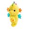 Baby Einstein, Sea Dreams, Seahorse, zabawka sensoryczna, konik morski, żółty