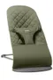 BabyBjörn, Bliss Woven, leżaczek, ciemnozielony