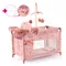 Bayer Design, łóżko turystyczne dla lalek z karuzelą, różowe