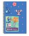 Beniamin, Lilo i Stitch, notes na spirali z przypinkami, A5, 80 kartek, kratka, niebieski, 1 szt.