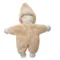 Beppe, Lulu, maskotka z grzechotką, beżowa, 33 cm