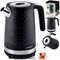 Berdsen, czajnik elektryczny, czarno-srebrny, 1,7l, BD-705