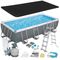 Bestway, basen stelażowy z pompą filtrującą i akcesoriami, prostokątny, 549-274-122 cm, zestaw 12w1