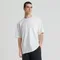 Biała koszulka basic o kroju relaxed NOWEAR