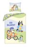 Bluey, 2-częściowy komplet pościeli bawełnianej, 160-200 cm
