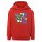 Bluza chłopięca z kapturem, czerwona, Tup Tup