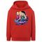 Bluza chłopięca z kapturem, czerwona, Tup Tup