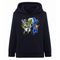 Bluza chłopięca z kapturem, granatowa, Tup Tup