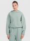 Bluza damska z kapturem, miętowa, 4F