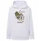 Bluza dziewczęca z kapturem, biała, Tup Tup