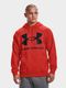 Bluza męska z kapturem, czerwona, Under Armour