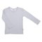 Bluzka dziewczęca z długim rękawem, szara, Nicol