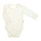 Body dziewczęce z długim rękawem, ecru, Nicol