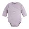 Body dziewczęce z długim rękawem, fioletowe, Eevi