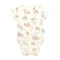 Body dziewczęce z krótkim rękawem, ecru, Nicol