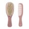 Canpol babies, Gold, szczotka i grzebień z naturalnym włosiem, różowa