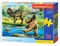 Castorland, Tyrannosaurus kontra Triceratops, puzzle, 70 elementów