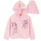 Cool Club, Bluza dziewczęca z kapturem, rozpinana, welurowa, różowa, Psi Patrol