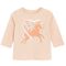Cool Club, Bluzka dziewczęca z długim rękawem, beżowa