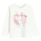 Cool Club, Bluzka dziewczęca z długim rękawem, biała