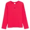 Cool Club, Bluzka dziewczęca z długim rękawem, prążkowana, czerwona