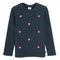 Cool Club, Bluzka dziewczęca z długim rękawem, prążkowana, niebieska