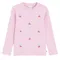 Cool Club, Bluzka dziewczęca z długim rękawem, prążkowana, różowa