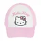 Cool Club, Czapka z daszkiem dziewczęca, różowa, Hello Kitty