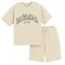 Cool Club, Komplet chłopięcy, T-shirt, Szorty, beżowy