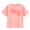 Cool Club, Luźny t-shirt dziewczęcy, różowy fluo