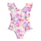 Cool Club, Strój kąpielowy dziewczęcy jednoczęściowy, UV 50, różowy