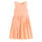 Cool Club, Sukienka dziewczęca bez rękawów, koralowa fluo