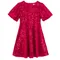Cool Club, Sukienka dziewczęca z krótkim rękawem, welurowa, czerwona