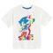 Cool Club, T-shirt chłopięcy, biały, Sonic the Hedgehog