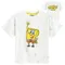 Cool Club, T-shirt chłopięcy, biały, SpongeBob
