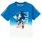 Cool Club, T-shirt chłopięcy, niebiesko-biały, Sonic the Hedgehog