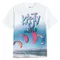 Cool Club, T-shirt chłopięcy, oversize, biało-niebieski
