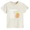 Cool Club, T-shirt dziewczęcy, beżowy