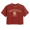 Cool Club, T-shirt dziewczęcy, crop top, bordowy, Harry Potter