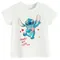 Cool Club, T-shirt dziewczęcy, ecru, Lilo i Stitch