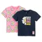 Cool Club, T-shirt dziewczęcy, mix, SmileyWorld, zestaw, 2 szt.