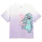 Cool Club, T-shirt dziewczęcy, oversize, fioletowy, Lilo i Stitch