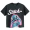 Cool Club, T-shirt dziewczęcy, oversize, szary, Lilo i Stitch